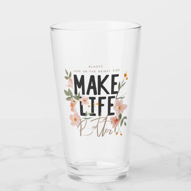 Copo De Pint Sempre olhe para o lado direito (Frente)