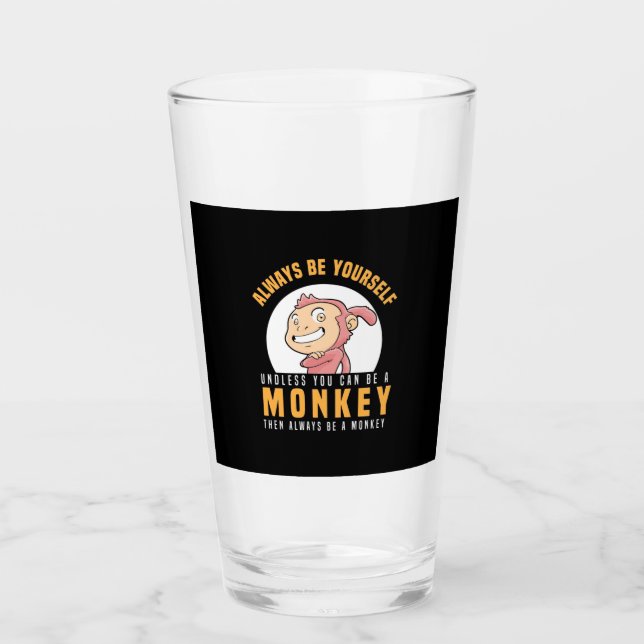 Copo De Pint Sempre Seja Seu Macaco (Frente)