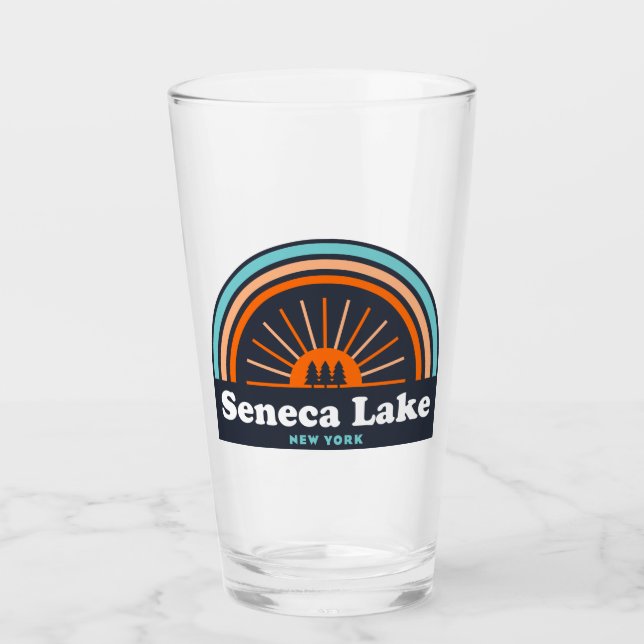 Copo De Pint Seneca Lake New York Rainbow (Frente)