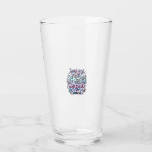 Copo De Pint Sereia Unicórnio Lagoa Unicórnio Design Gráfico Za