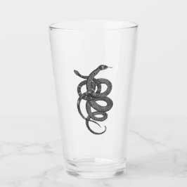 Copo De Pint "Serpentes" Apenas Vidro De Pint B&W Spooky