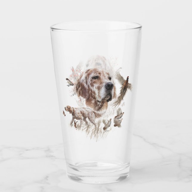 Copo De Pint Setter Lindo, Arte (Frente)