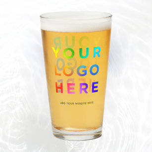 Copo De Pint Seu logotipo de óculos personalizados de cerveja 1
