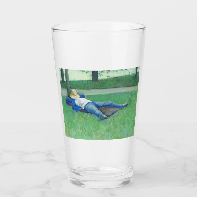 Copo De Pint Siesta (por Gustave Caillebotte) (Frente)