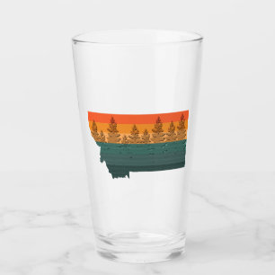 Copo De Pint Silhouette Estadual de Montana