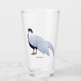 Copo De Pint Silver Pheasant Glass Cup
