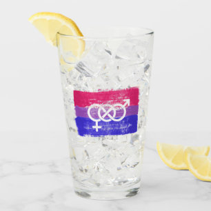 COPO DE PINT SÍMBOLO BISEXUAL PINTADO