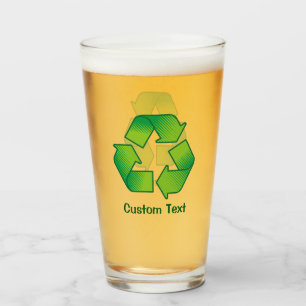 Copo De Pint Símbolo de reciclagem
