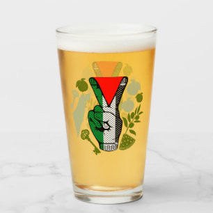 Copo De Pint Símbolo do Triângulo Vermelho da Resistência do Si