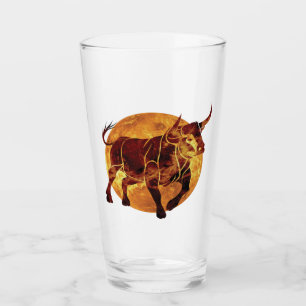 Copo De Pint Símbolo Taurus Zodiac