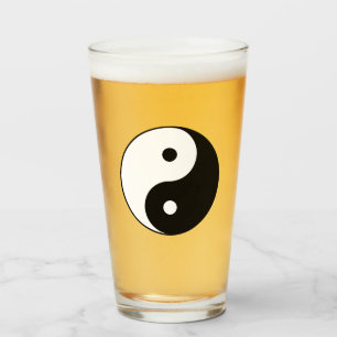 Copo De Pint Símbolo Yin e Yang (Taoist Taijitu Chinês)