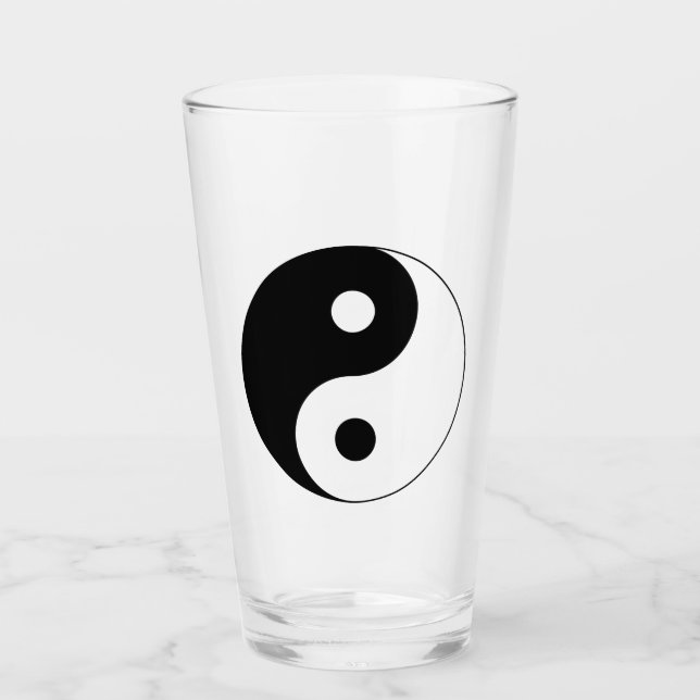 Copo De Pint Símbolo Yin Yang Espiritual (Frente)