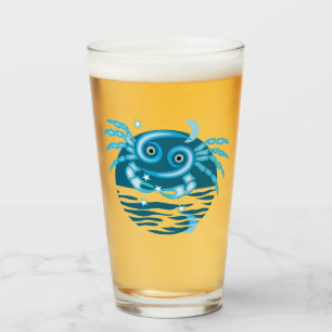 Copo De Pint Símbolo Zodiac Star - Símbolo do Cancer