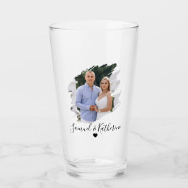 Copo De Pint Simple Lovely Valentine's Couple Beer Glass