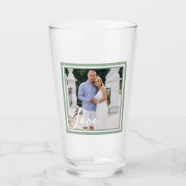 Copo De Pint Simple Lovely Valentine's Couple Beer Glass