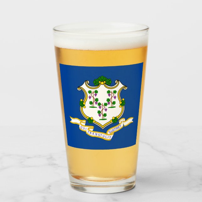 Copo De Pint Sinalizador Connecticut (Frente (Preenchido))