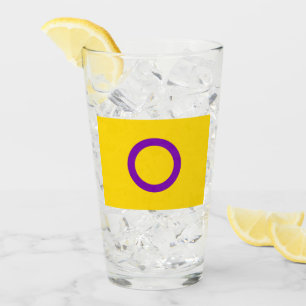 Copo De Pint Sinalizador do Orgulho Intersexual
