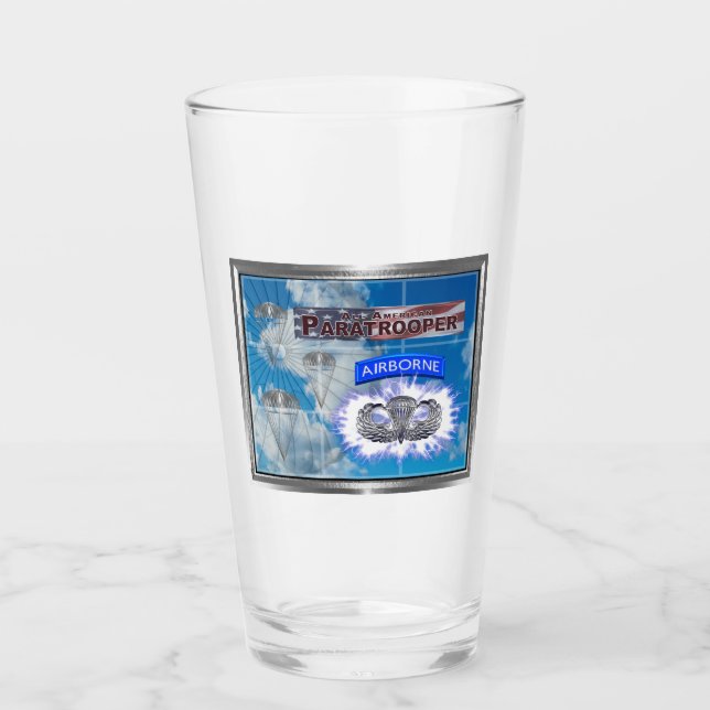 Copo De Pint Sinalizador Paraquedista Americano Realmente Legal (Frente)