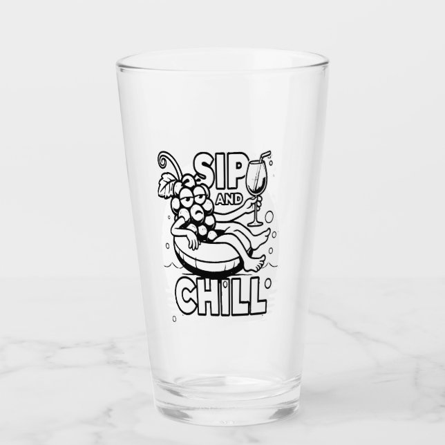 Copo De Pint Sip E Chill (Frente)