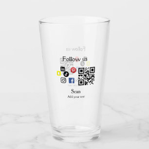 Copo De Pint site simples de código de barras de código QR de e