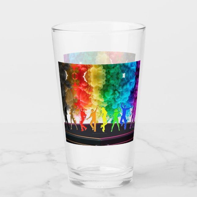Copo De Pint SlipperyJoe's Dancing Pride Shadows gay presentes  (Frente)