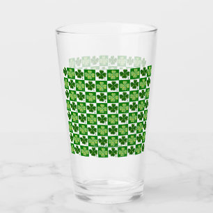 Copo De Pint SlipperyJoe's green four-leaf clovers Saint Patric