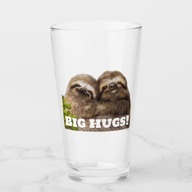 Copo De Pint Sloth Couple (Frente)