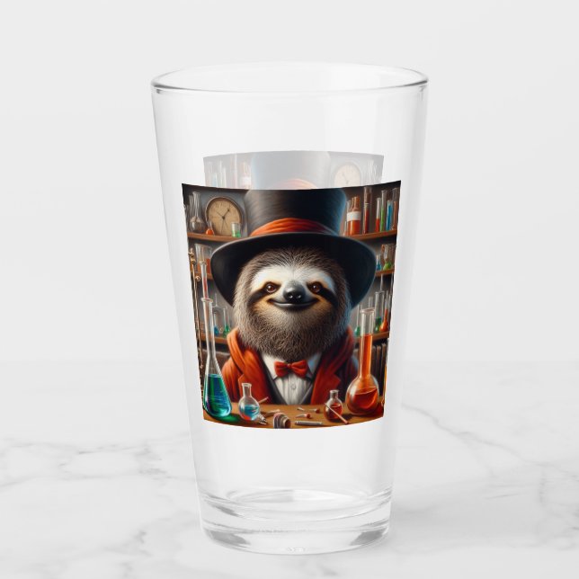 Copo De Pint Sloth Mad Scientist (Frente)