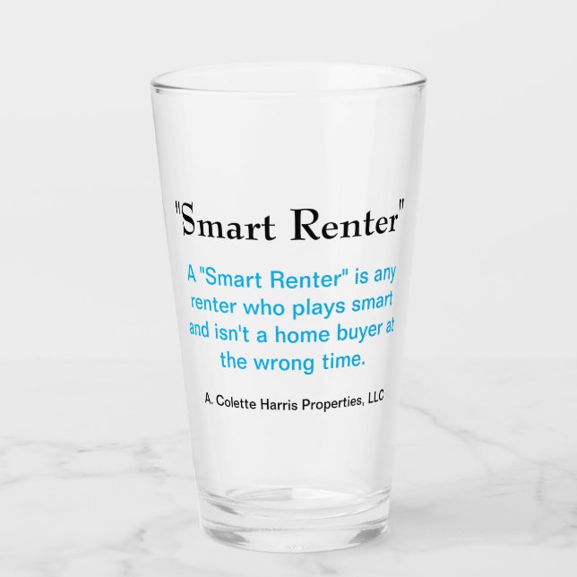 Copo De Pint Smart Renter - Design 1 (Frente)