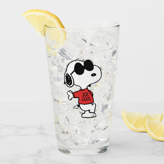 Copo De Pint Snoopy "Joe Legal" em pé (Gelo frontal)