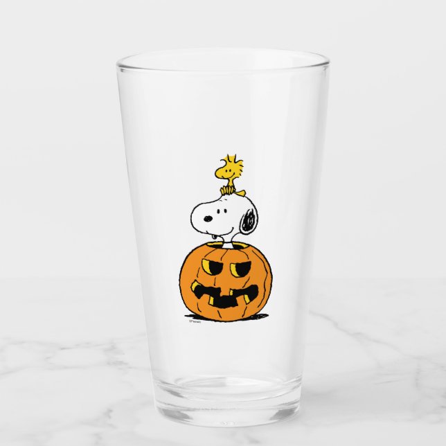 Copo De Pint Snoopy & Woodstock Pumpkin (Frente)