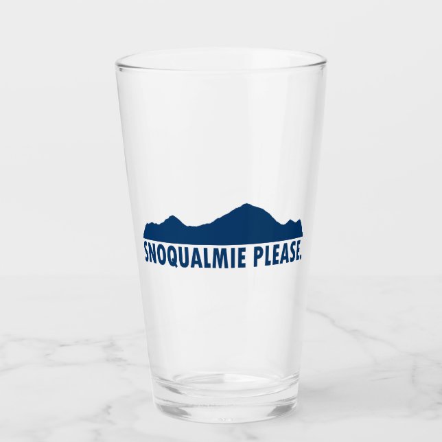 Copo De Pint Snoqualmie Washington Por favor (Frente)