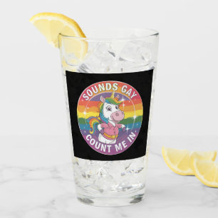Copo De Pint Soa Gay Me Inclua Arco-Íris Unicórnio LGBTQ