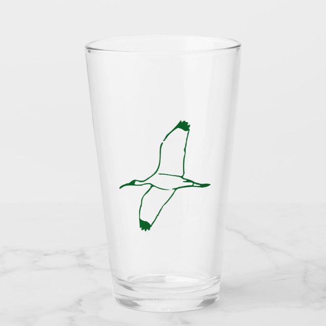 Copo De Pint Soar o Tumbler das Pássaros - Elegante e livre-esp (Frente)
