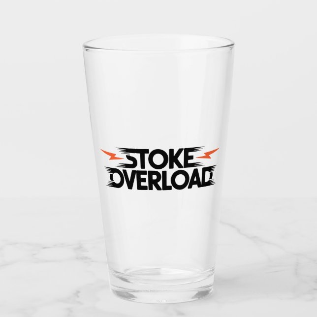 Copo De Pint Sobrecarga de Stoke Relâmpago (Frente)