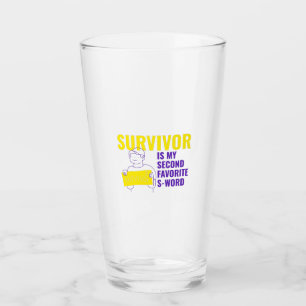 Copo De Pint Sobrevivente de câncer masculino