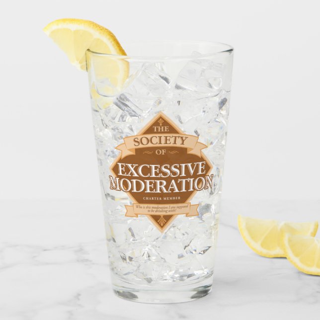 Copo De Pint Sociedade de Moderação Excessiva (Gelo frontal)