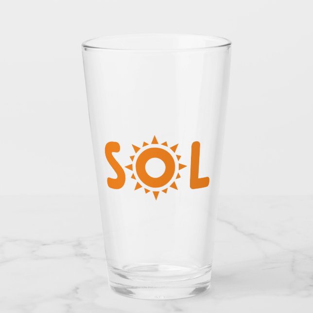 Copo De Pint Sol (Frente)