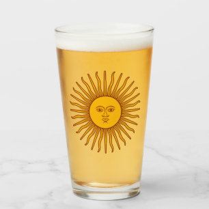 Copo De Pint Sol argentino de maio / Sol de Mayo