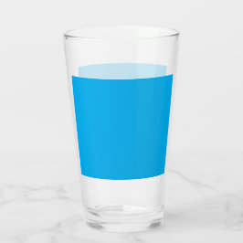 Copo De Pint Solid Cyan Blue Background | Summer Minimal Style