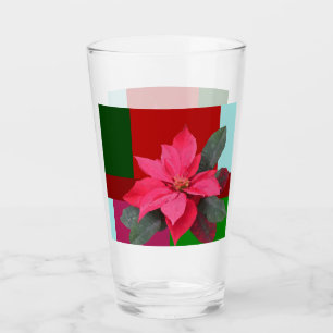 Copo De Pint Solteiro de Pointsettia de Natal
