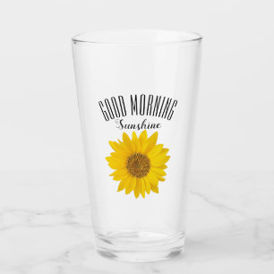 Copo De Pint Solteiro Girassol Boa Manhã Sol