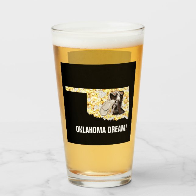 COPO DE PINT SONHO DE OKLAHOMA! (Frente (Preenchido))
