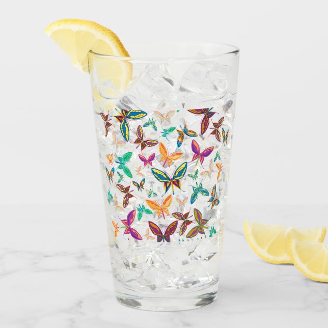 Copo De Pint Sonhos de Borboleta (Gelo frontal)