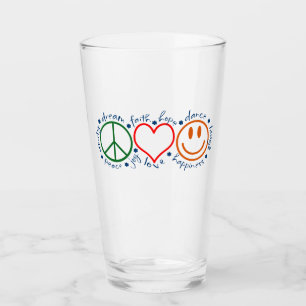 Copo De Pint Sorriso de Amor pela Paz