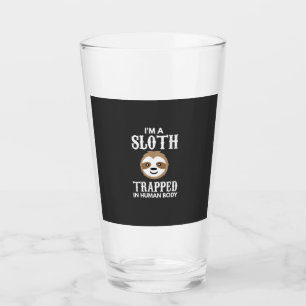 Copo De Pint Sou Uma Preguiça Presa Em Um Corpo Humano Presente