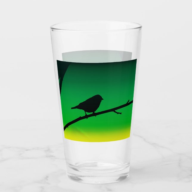 Copo De Pint Sparrow Silhouette On Limonene (Frente)