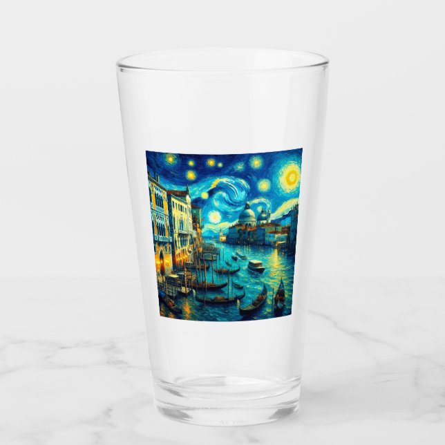 Copo De Pint Starry Night Veneice Itália (Frente)