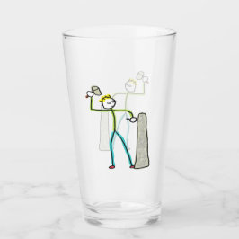 Copo De Pint Stonemason Stickman