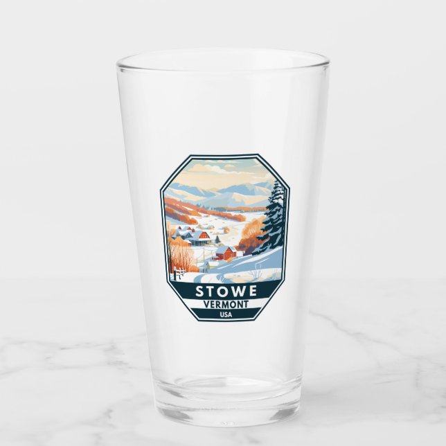 Copo De Pint Stowe Vermont Winter Vintage (Frente)